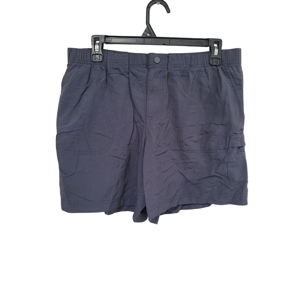 Columbia Mens Cargo Shorts Medium Dark Grey Hiking Outdoor Utility Quick Dry #P3